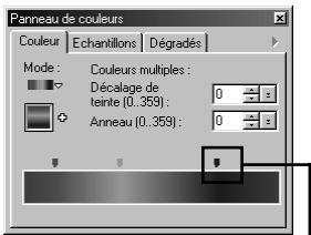 ULEAD PHOTOIMPACT XL - Définir une couleur de Dégradé - 2