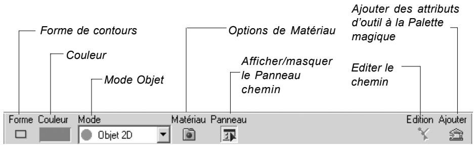 ULEAD PHOTOIMPACT XL - L'outil Dessin de contours - 2