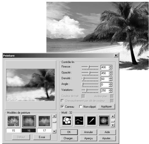 ULEAD PHOTOIMPACT XL - Pour appliquer un effet de peinture spécial à une image : - 1