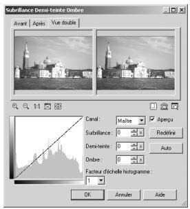 ULEAD PHOTOIMPACT XL - Pour ajuster les Surbrillances, Demiteintes et Ombres dans une image : - 1