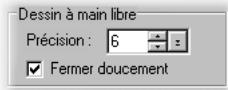 ULEAD PHOTOIMPACT XL - Pour créer un chemin par le biais de l'outil Dessin à main libre : - 1