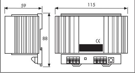 UNELVENT ACCESSOIRES - Régulateurs PULSER D Et TTC 25 - Montage en armoire - 2