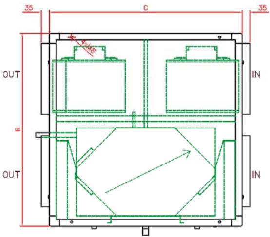 UNELVENT CAD HRMURAL ET CAD RHRM - Séries CAD HRmural et CAD RHRmural - 5