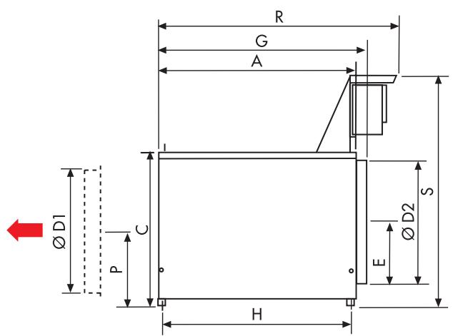 UNELVENT CAISSON COLLECTIF ET TERTIAIRE - CACT-N-ECOWATT - Série CACT-N-ECOWATT - Pression régulée - 3