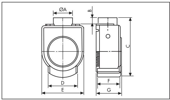 UNELVENT CK - Dimensions (mm) - 1