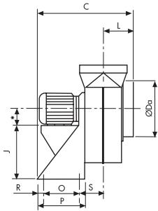 UNELVENT CMPB/T - ANTI-CORROSION - Dimensions (mm) - 6