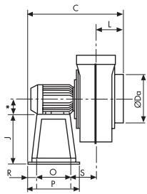 UNELVENT CMPB/T - ANTI-CORROSION - Dimensions (mm) - 2