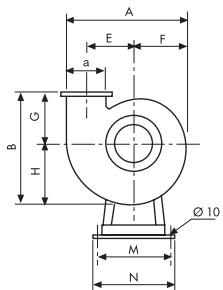 UNELVENT CMPB/T - ANTI-CORROSION - Dimensions (mm) - 3