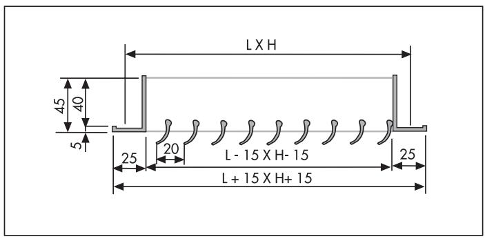 UNELVENT GCA - Dimensions (mm) - 1