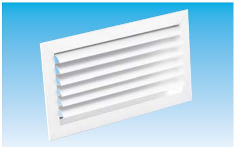 UNELVENT GCA - GRILLES DE SOUFFLAGE A AILETTES COURBES Série GCA - 1