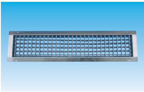 UNELVENT GRC - GRILLES DE SOUFLAGE ET REPRISE CONDUITS CIRCULAIRES double déflexion Série GRC - 1