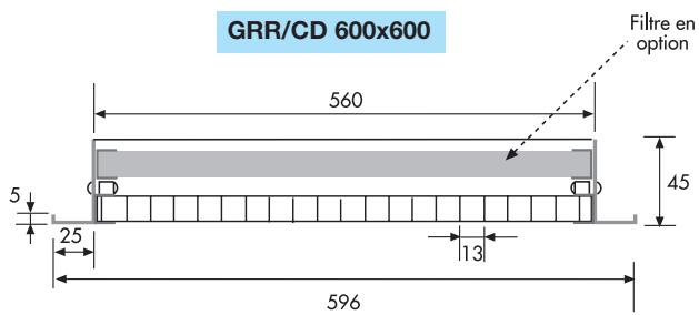 UNELVENT GRR - Dimensions (mm) - 2