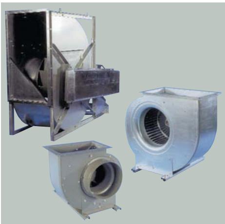 UNELVENT GT - VENTILATEUR CENTRIFuge DE DESENFUMAGE STANDARD ou F400-120 (400°C/2h)   Série PYROBOX GT - 1