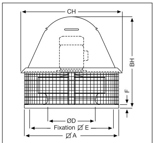 UNELVENT TAVB/T - Série MAXFIRE TAHB et TAHT - rejjet horizontal - 1