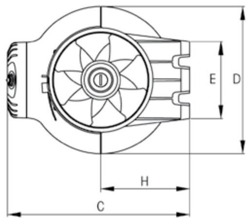 UNELVENT TD MIXVENT SILENT - Dimensions (mm.) - 3