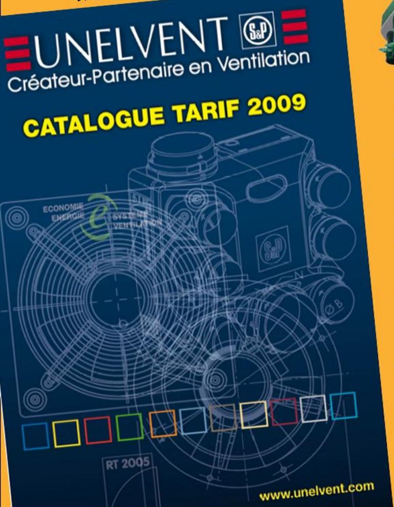 UNELVENT TL - Catalogue 2009 - L'intégrale UNELVENT S&amp;P - 1