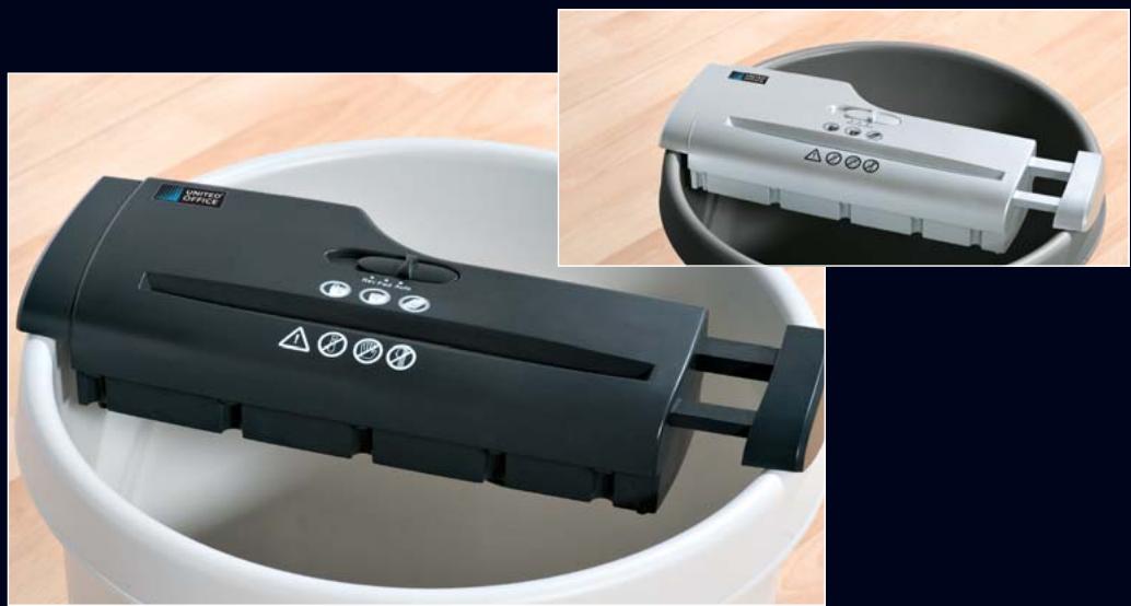UNITED OFFICE UAV 150 A1 DOCUMENT SHREDDER - Aktenvernichter UAV 150 A1 - 1