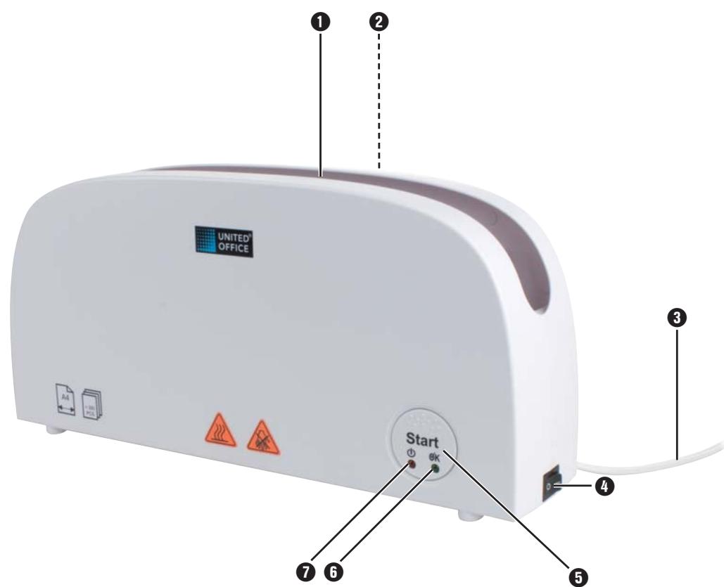UNITED OFFICE UTB 250 A1 THERMAL BINDER - Thermo-Bindegerät UTB 250 A1 - 2