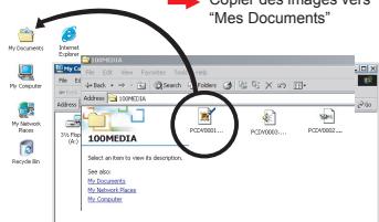 AIPTEK HD DV 8000 - Gissez/déposez le fichier cible dans Mes Documents ou dans le dossier de destination. - 3