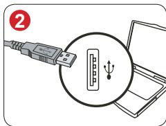 AIPTEK POCKET DV C600 - - Charger la batterie – Charge USB - 1