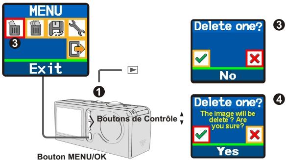 AIPTEK APN-3200 - Supprimer des photos et des vidés - 1