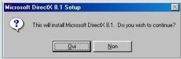 AIPTEK APN-3200 - Lorsqu'une fenêtre comme celle de la Fig2 apparait, veuillez cliquer sur "Oui" ou "Non" en fonction de votre cas. - 1