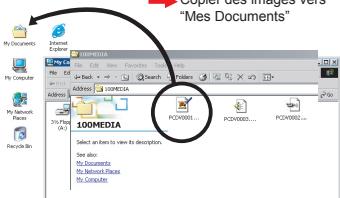 AIPTEK DV 8800 - Glissez le fichier cible dans Mes Documents ou dans le dossier de destination. - 2