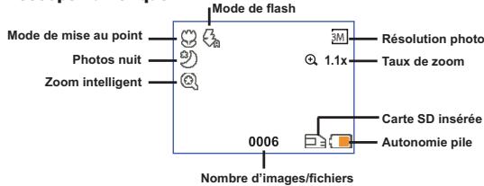 AIPTEK DV T300 - Lire les indicateurs LCD - 1