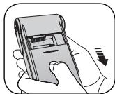 AIPTEK DV Z300 HD - Installer la batterie - 1