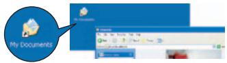 AIPTEK POCKET DV 6800 - Double cliquez sur Mes Documents ou sur tout autre dossier qui content vos fichiers. - 1