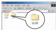 AIPTEK POCKET DV 6800 - Double cliquez sur le dossier de fichiers DCIM. - 2