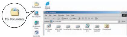 AIPTEK POCKET DV 6800 - Double cliquez sur Mes Documents ou sur tout autre dossier qui content vos fichiers. - 2