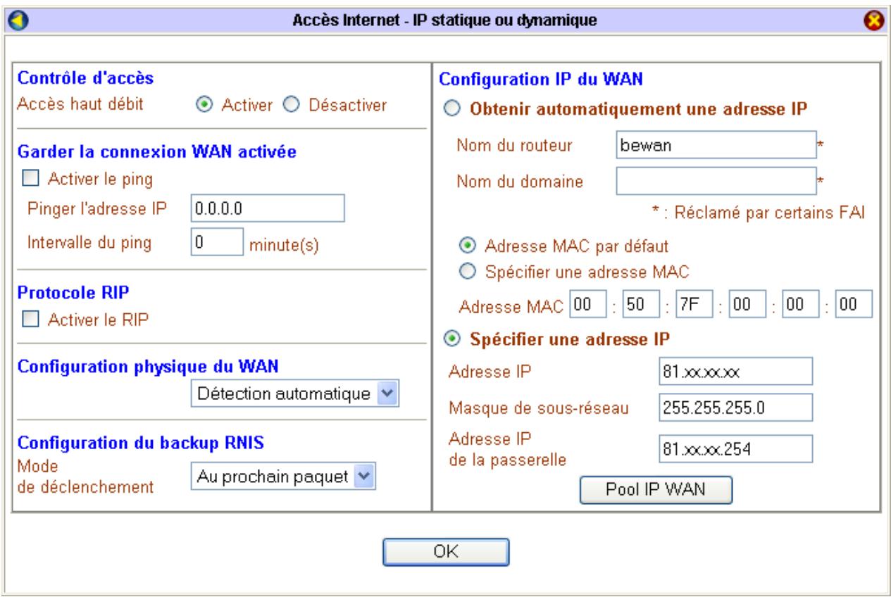 BEWAN VPN BOOSTER 32I - Connexion Internet en IP statique ou dynamique - 1