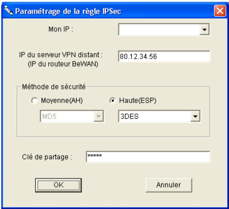 BEWAN VPN BOOSTER 32I - Sous Windows 2000 ou XP - 4