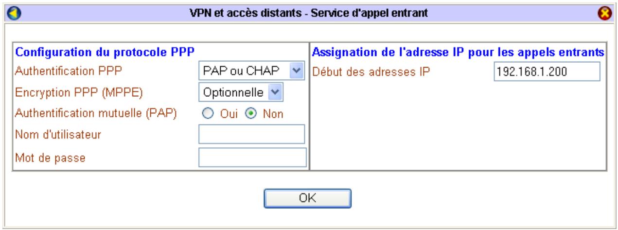 BEWAN VPN BOOSTER 32I - Paramétrage du routeur situé dans l'Agence principale : - 1