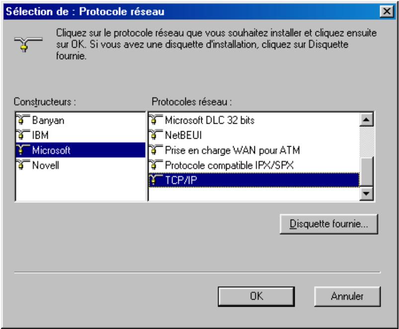 BEWAN VPN BOOSTER 32I - Installation du protocole TCP/IP - 2