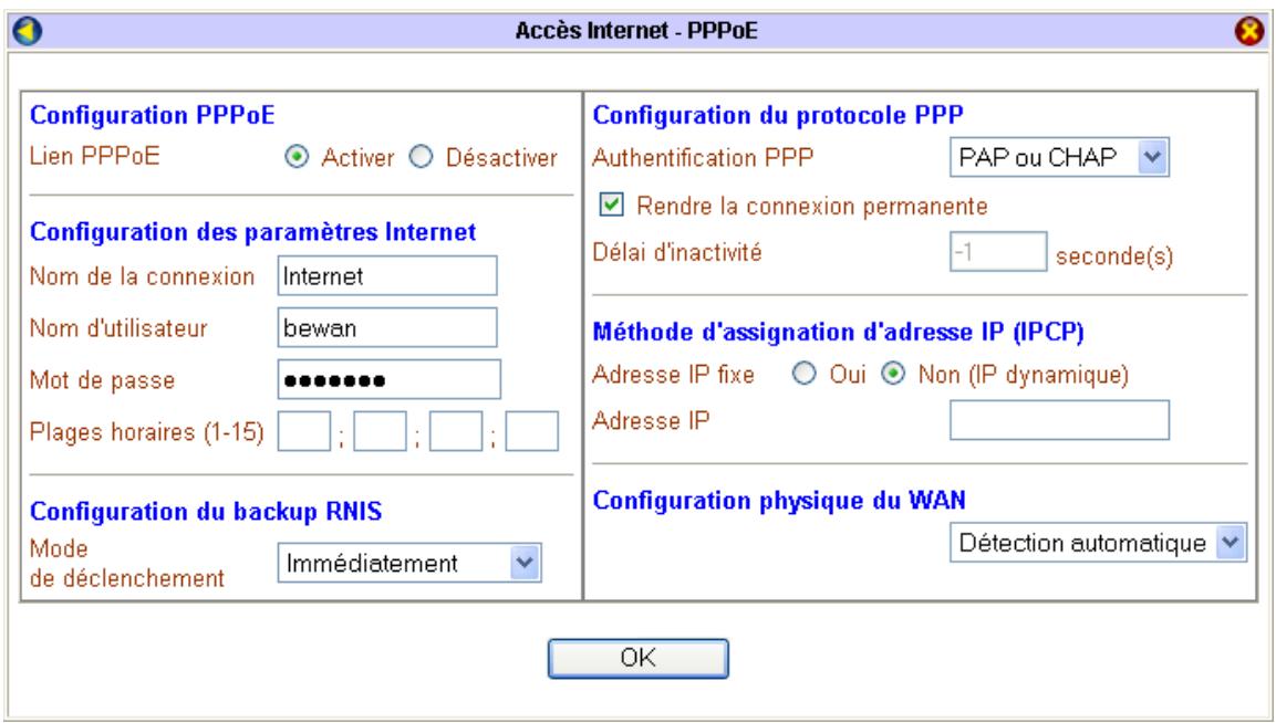 BEWAN VPN BOOSTER 32I - Connexion Internet via le protocole PPPoE - 1