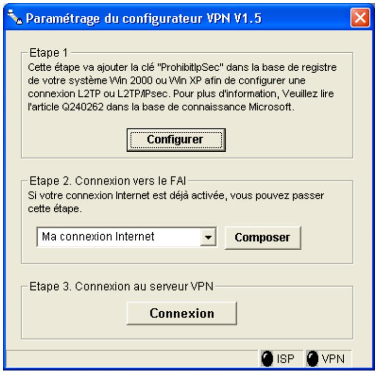 BEWAN VPN BOOSTER 32I - Sous Windows 2000 ou XP - 1
