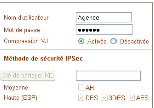 BEWAN VPN BOOSTER 32I - Paramétres TCP/IP de l'interconnexion de réseaux - 2