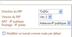 BEWAN VPN BOOSTER 32I - Paramétres TCP/IP de l'interconnexion de réseaux - 3