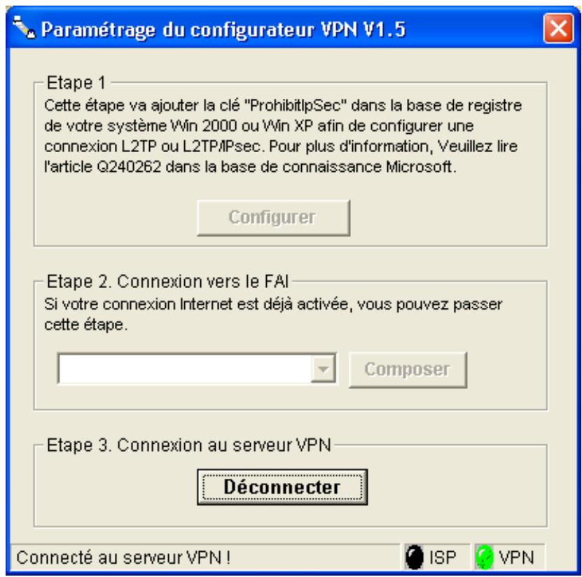 BEWAN VPN BOOSTER 32I - Sur le poste client - 4
