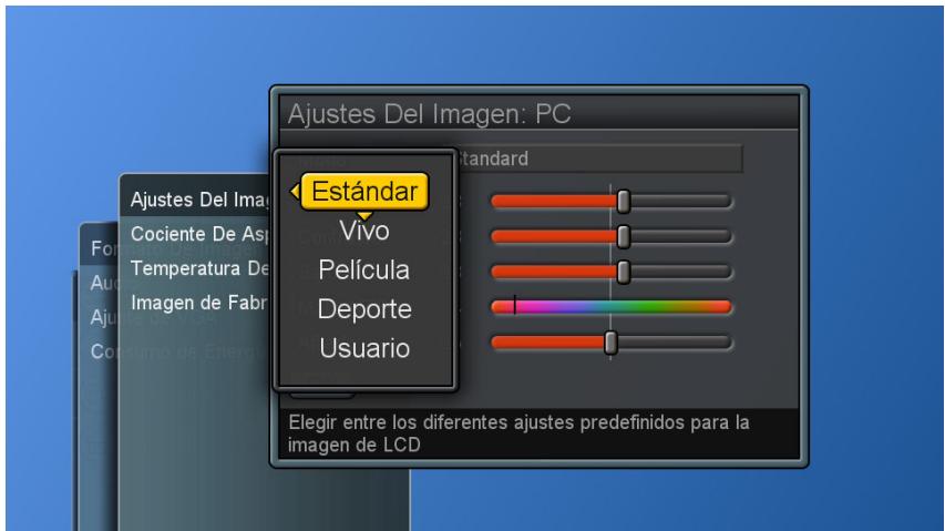VIEWSONIC CD4200 - Configuración de los ajustes deImagen - 6