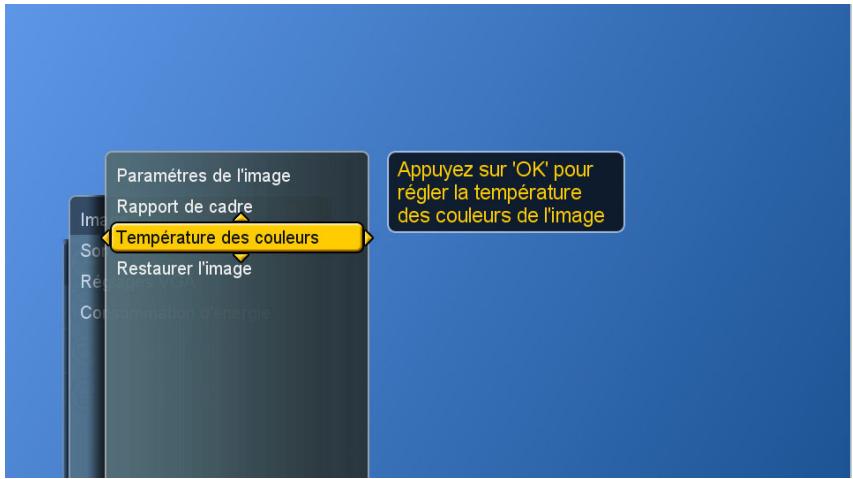 VIEWSONIC CD4200 - Réglage de la température des couleurs - 1