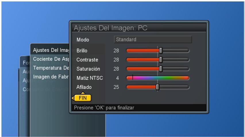 VIEWSONIC CD4200 - Configuración de los ajustes deImagen - 4