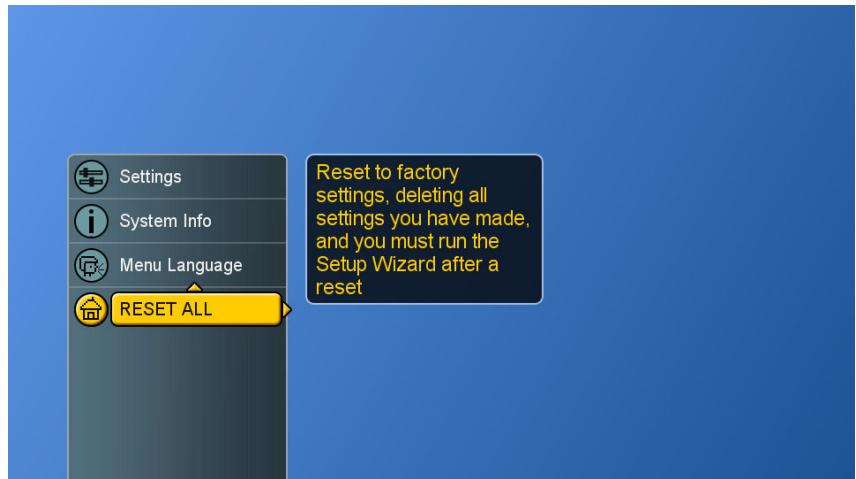 VIEWSONIC CD4200 - Reset the Features - 1