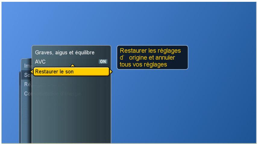 VIEWSONIC CD4200 - Restaurer les réglages audio - 2
