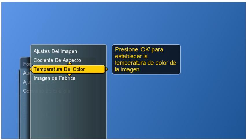 VIEWSONIC CD4200 - Ajuste de la temperatura de color - 1