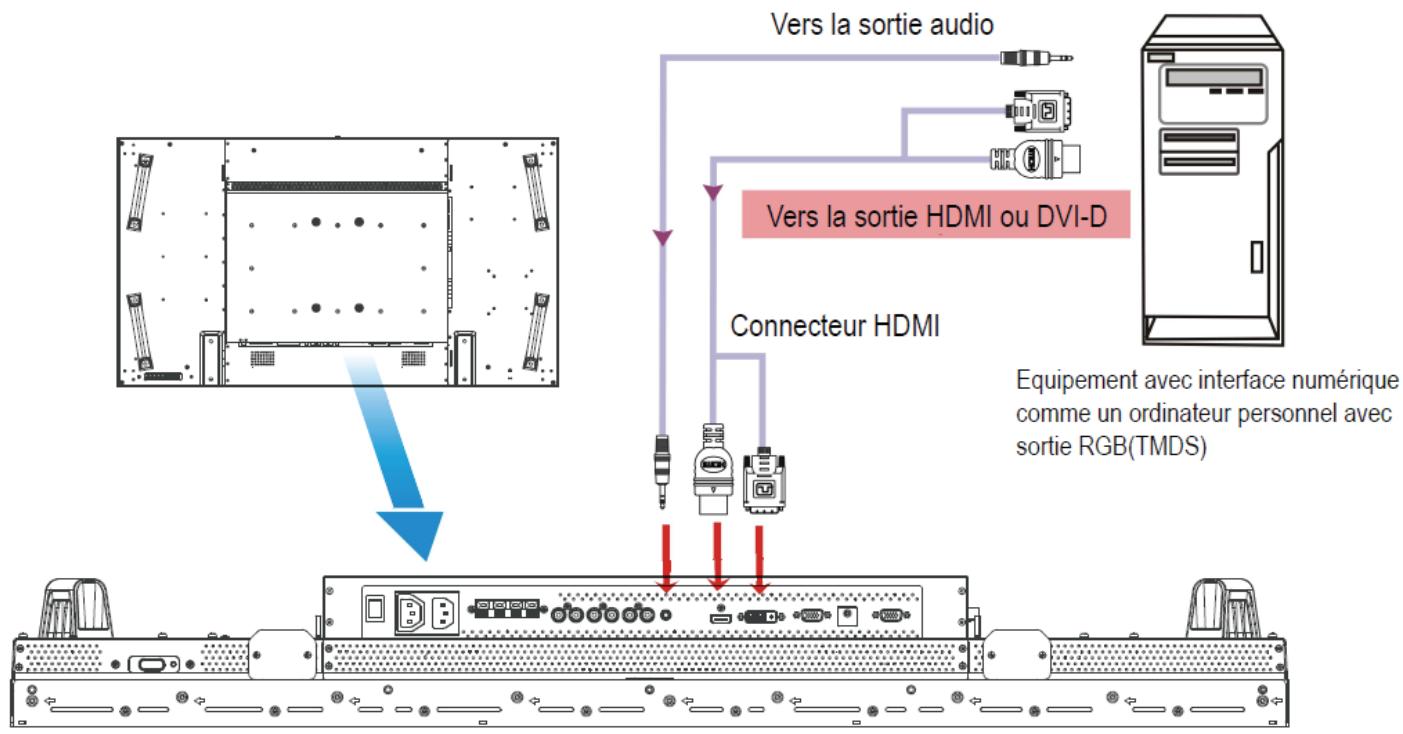 VIEWSONIC CD4636 - Connector le moniteur LCD à un ordinateur avec sortie numérique - 1