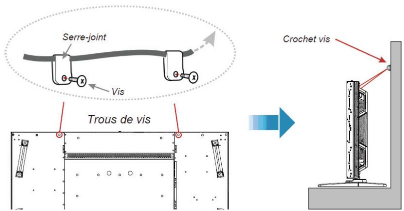 VIEWSONIC CD4636 - Pour éviter toute chute du moniteur - 1
