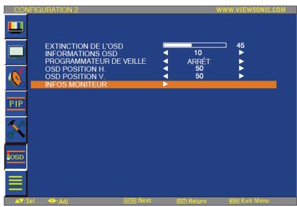 VIEWSONIC CD4636 - OSD Position V. - 1